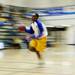 Ypsilanti senior Jalen Harmon warms up before the game against Pioneer on Monday, March 4. Daniel Brenner I AnnArbor.com